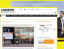 Tablet Screenshot of logistik-heute.de